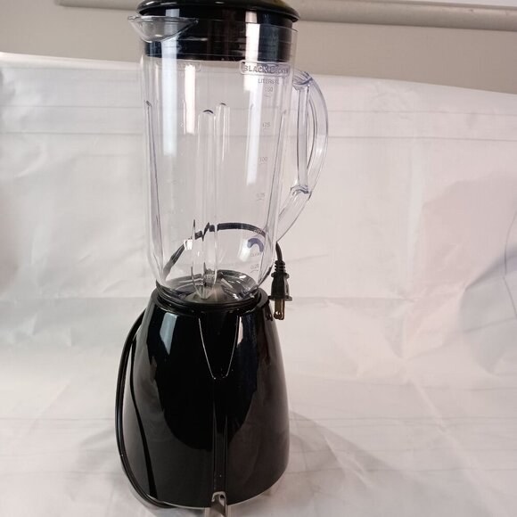 BLACK+DECKER BL2010BP 10-Speed Blender 6-Cup Plastic Jar Excellent Condition - Picture 5 of 7